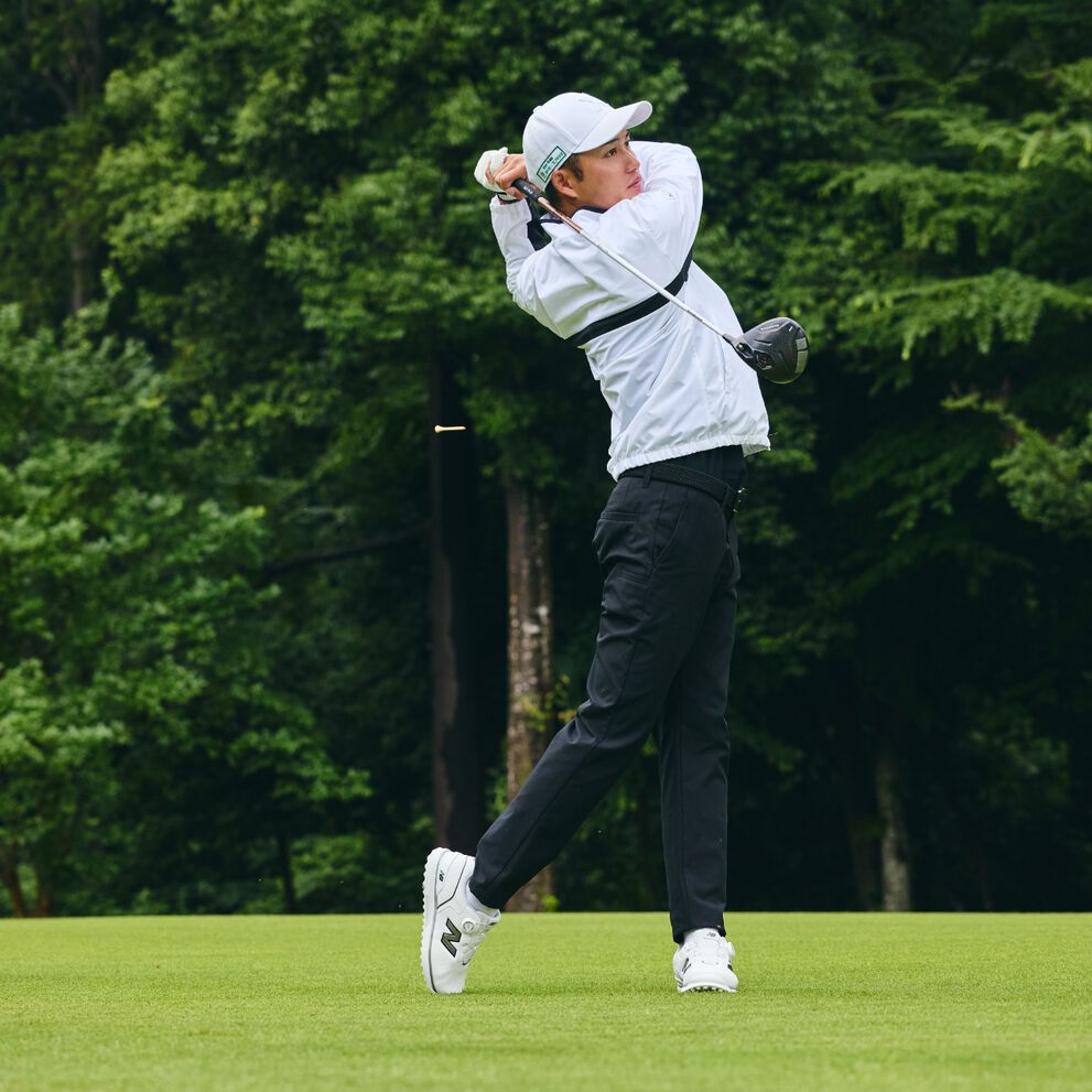 Ryunosuke Furukawa wearing FuelCell 3000 v2 on a gold course